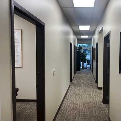 Chiropractic Fishers IN Hallway to Front